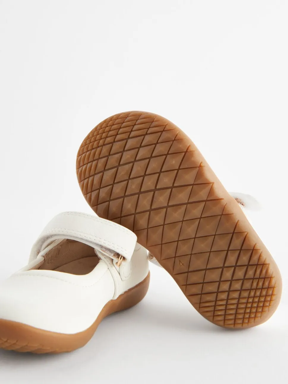 Wit - Mary Jane-schoentjes voor eerste babypasjes