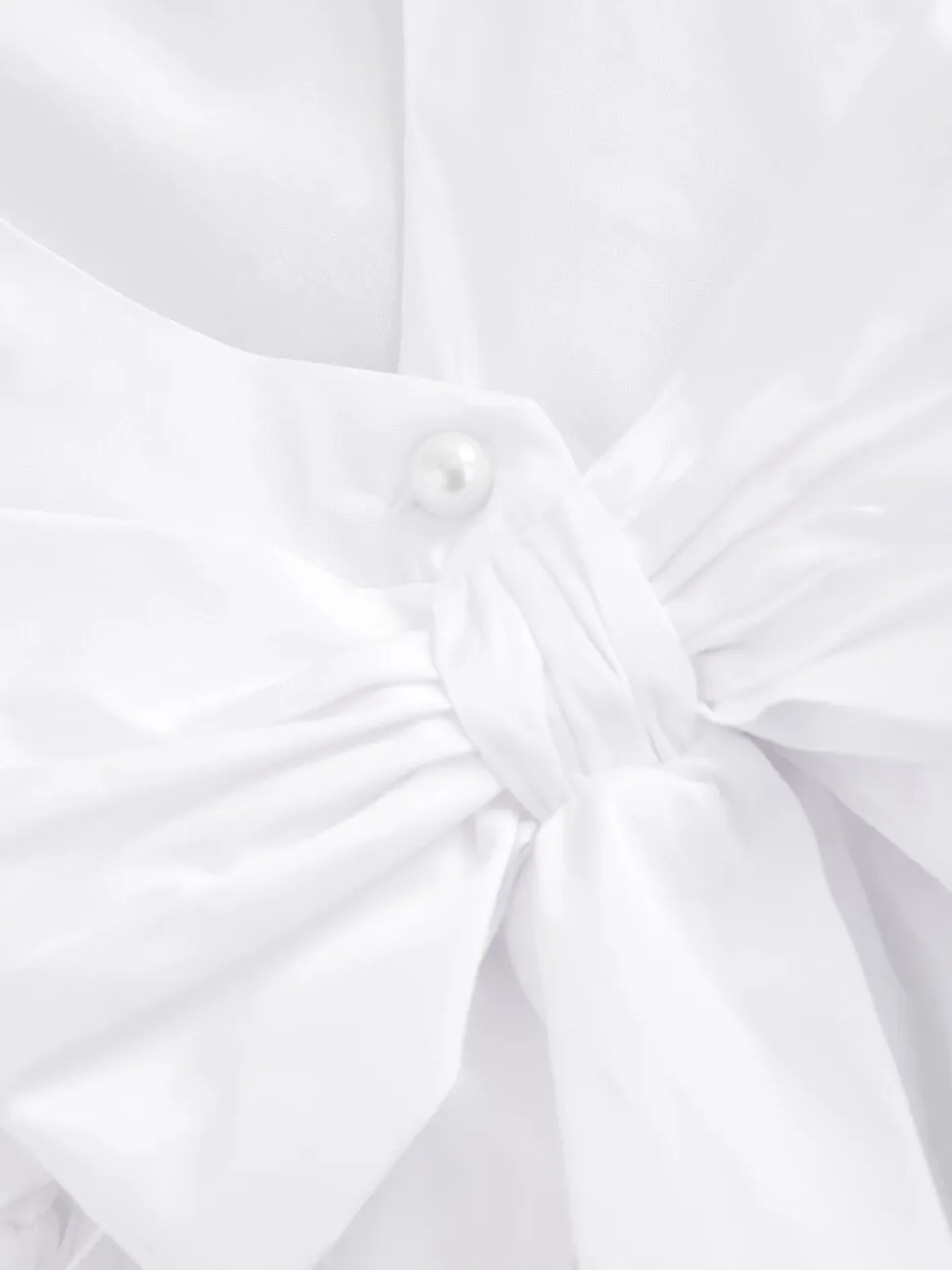 Wit - Meisjesjurk met bloemen en strik van taft (3 mnd - 8 jr)