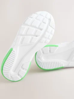 Wit - Minecraft sneakers met elastische veters