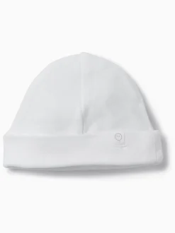 Wit - MORI Supersoft Babyhoedje