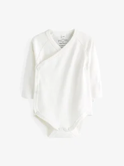 Wit - MORI Supersoft kimono-romper