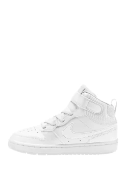 Wit - Nike - Junior Court Borough halfhoge sneakers