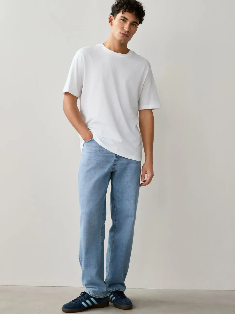 Wit - Normale Pasvorm - Essential katoenen T-shirts verpakking van 6
