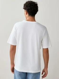 Wit - Normale Pasvorm - Essential katoenen T-shirts verpakking van 6