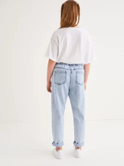 Wit - Oversized T-shirt (3-16 jr)