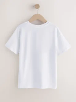 Wit - Oversized T-shirt (3-16 jr)