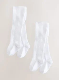 Wit - Pelerine Baby Tights 2 Pack (0mths-2yrs)