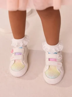 Wit - Peppa Pig Chunky Trainers with Touch Fastening