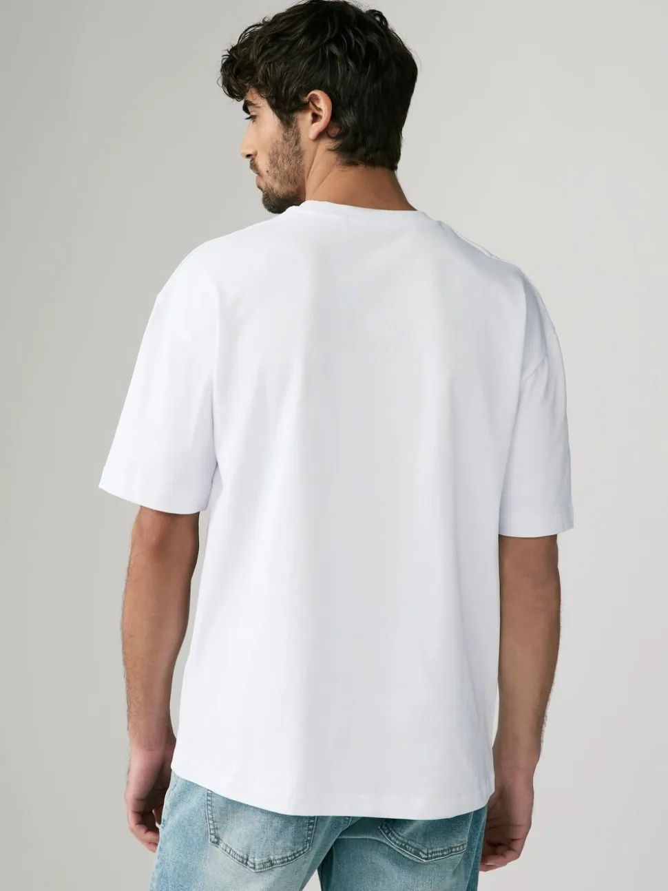 Wit - Relaxed fit - Verpakking van 3 T-shirts van zware stof