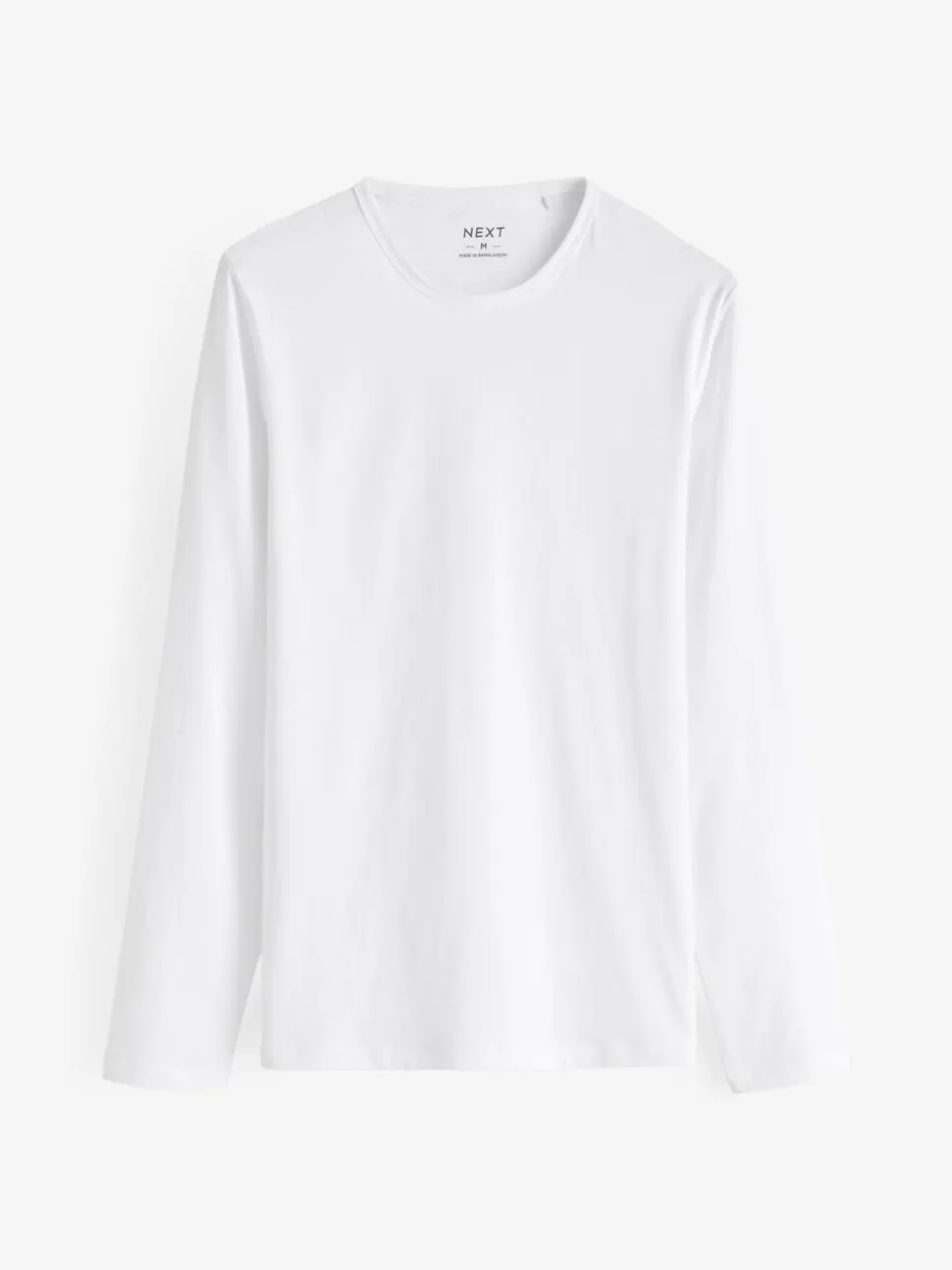 Wit - Set van 5 T-shirts met lange mouwen en laagjes