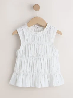Wit - Shirred Sleeveless Blouse (3-16yrs)