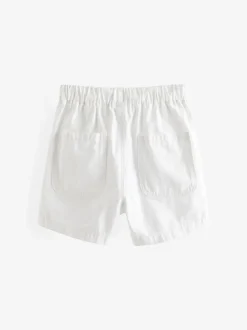Wit - Shorts met trekkoord (3mnd-7jr)