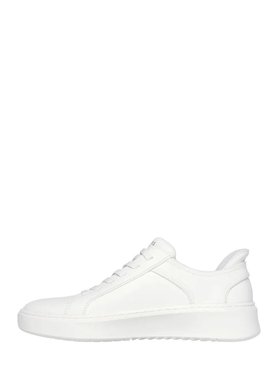 Wit - Skechers Court Break instapsneakers met dubbele ventilatie