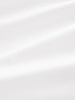 Wit - Slim Fit - Eenvoudig te strijken slim fit overhemd met textuur en dubbele manchetten