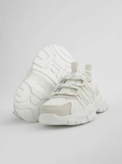 Wit - Sneakers met dikke zool