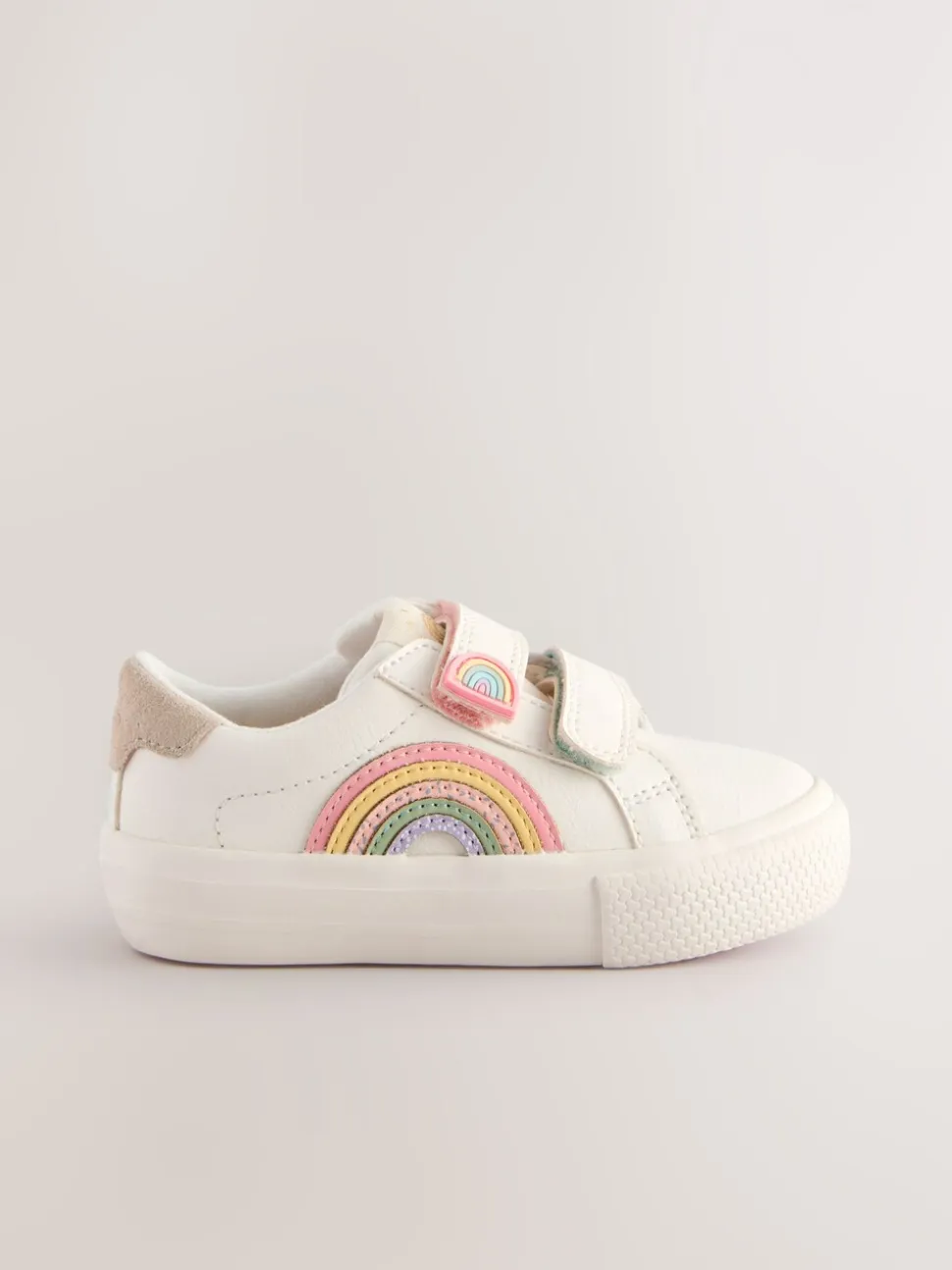 Wit - Sneakers met klittenbandsluiting