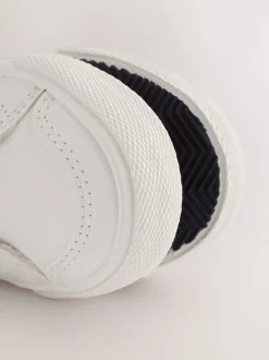 Wit - Sneakers met twee klittenbandjes