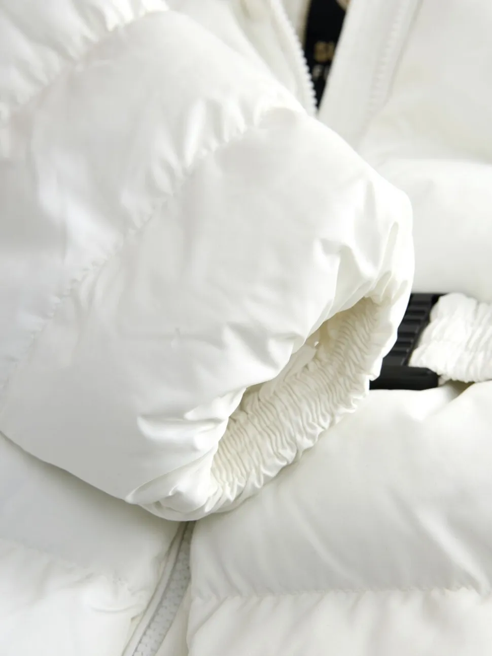 Wit - Superdry Belted Puffer Coat