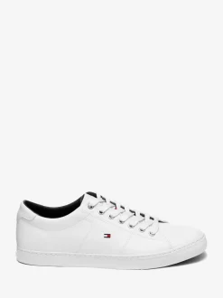Wit - Tommy Hilfiger - Must-have leren detail sneakers