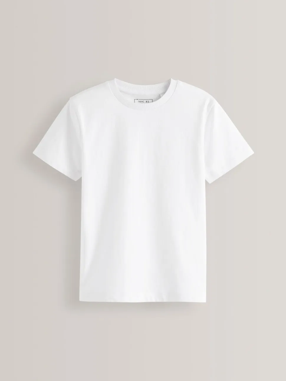 Wit - T-shirt met korte mouwen (3-16jr)