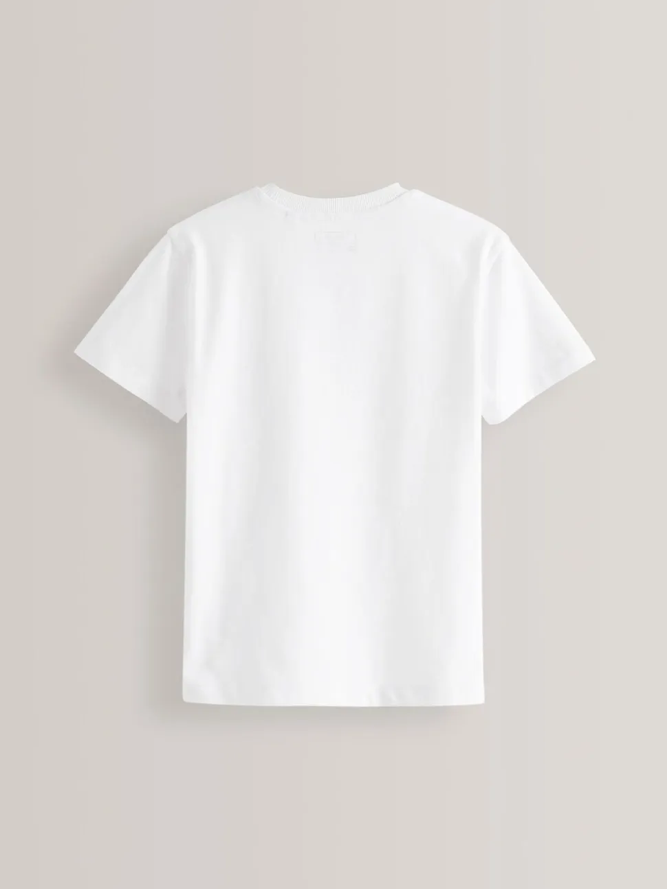 Wit - T-shirt met korte mouwen (3-16jr)