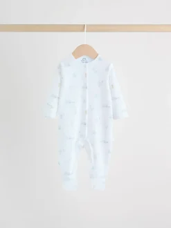 Wit - Verpakking van 3 babypyjama's (0-2jr)