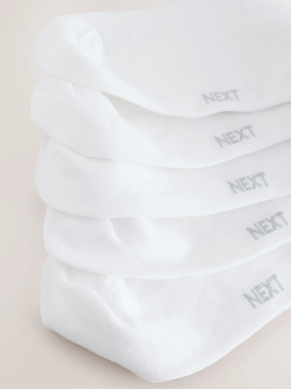 Wit - Verpakking van 10 paar sneakersokken