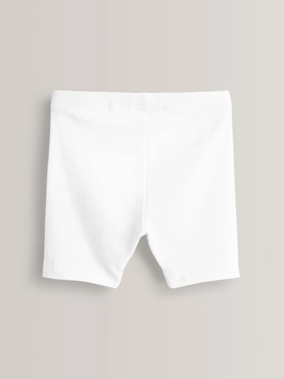 Wit - Verpakking van 5 stretchy fietsshorts met hoog katoengehalte (3-16jr)