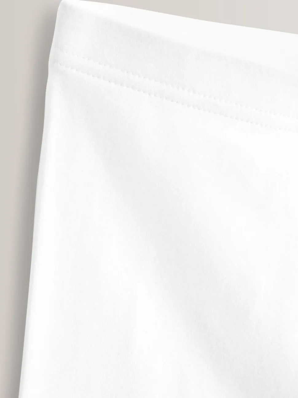 Wit - Verpakking van 5 stretchy fietsshorts met hoog katoengehalte (3-16jr)