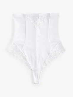 Wit - Vormende slip met stevige buikcorrectie