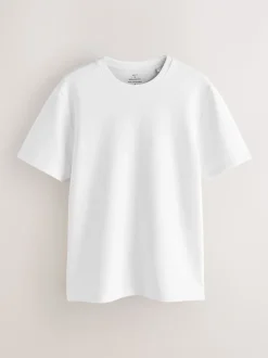 Wit - Zacht aanvoelend dik T-shirt