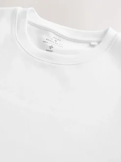 Wit - Zacht aanvoelend dik T-shirt