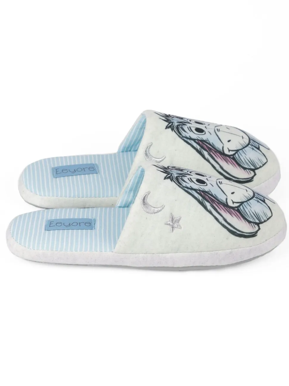 Wit met Eeyore - Vanilla Underground winterse pantoffelmuiltjes voor dames