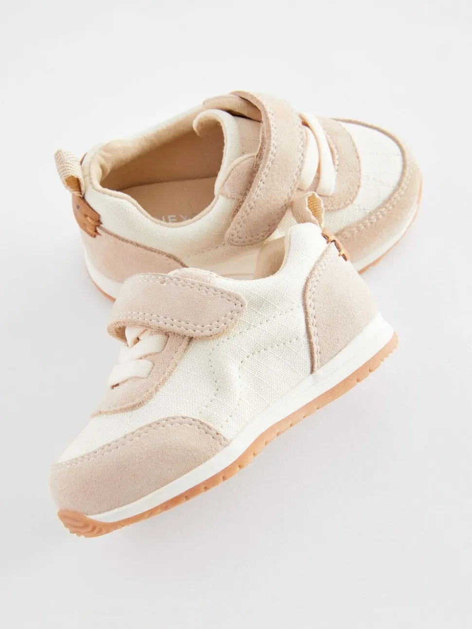 Wit neutraal - Eerste loopschoentjes: sneakers