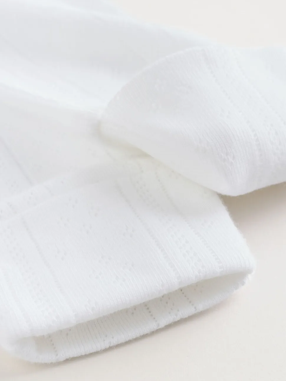 Wit pointelle - Baby Sleepsuits 3 Pack (0-18mths)