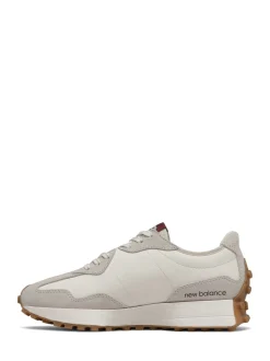 Wit/bordeauxrood - New Balance 327 - Sneakers