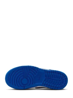 Wit/Hyper Royal Blue - Nike Junior Dunk Low sportschoenen