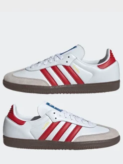 Wit/rood - adidas Originals Samba sneakers