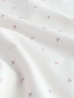 Wit/roze - Set van 3 cami topjes met bandjes en madeliefjesprint (1,5-16jr)