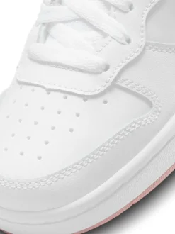 Wit-roze glazuur - Nike Court Borough Mid sneakers voor jeugd