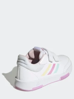 Wit/Roze/Meerkleurig - adidas Tensaur kindersneakers met klittenbandsluiting
