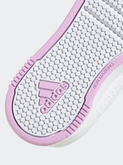 Wit/Roze/Meerkleurig - adidas Tensaur kindersneakers met klittenbandsluiting