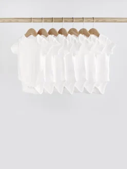 Witte must-have - Rompertjes met korte mouwen