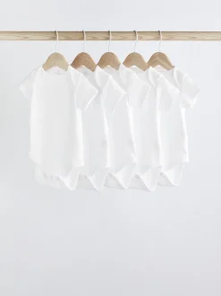 Witte must-have - Rompertjes met korte mouwen