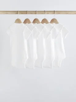 Witte must-have - Rompertjes met korte mouwen