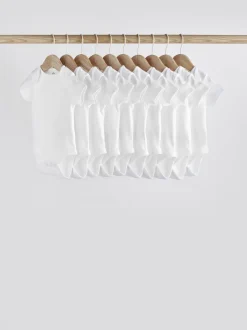 Witte must-have - Rompertjes met korte mouwen