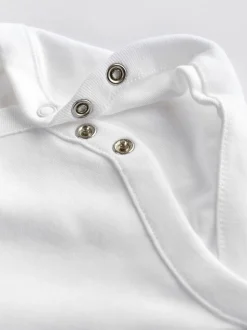 Witte must-have - Rompertjes met korte mouwen