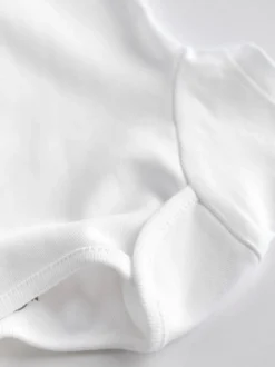 Witte must-have - Rompertjes met korte mouwen