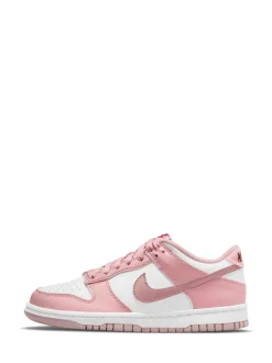 Wit/vaalroze - Nike Dunk Low jeugdsneakers