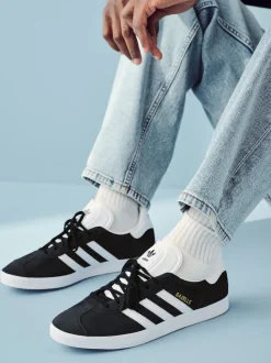 Wit/zwart - adidas Originals - Gazelle sneakers